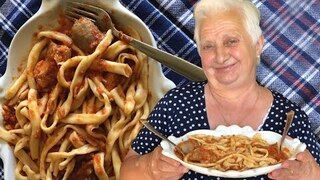 Pasta Grannies Enjoys Filomenas Sfusellati Hand Rolled Maccheroni